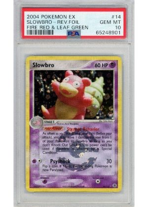 Slowbro 14/112 Reverse Foil PSA 10