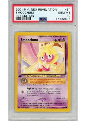 Smoochum 54/64 1st Edition PSA 10
