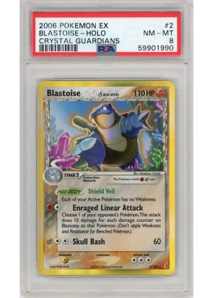 Blastoise δ 2/100 PSA 8