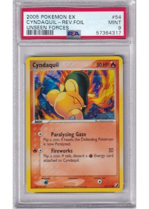 Cyndaquil 54/115 Reverse Foil PSA 9
