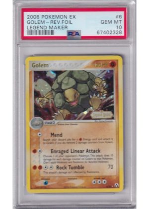 Golem 6/92 Reverse Foil PSA 10