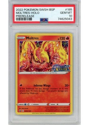 Moltres SWSH185 PSA 10