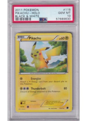 Pikachu 115/114 PSA 10