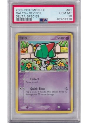 Ralts 81/113 Reverse Foil PSA 10