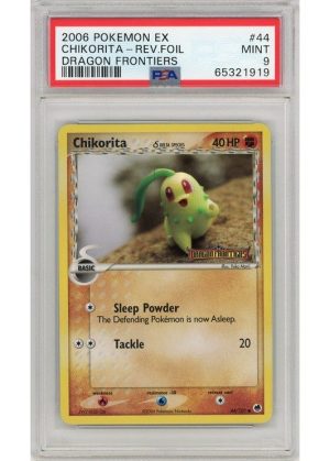 Chikorita &delta; 44/101 Reverse Foil PSA 9