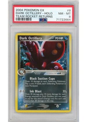 Dark Octillery 8/109 PSA 8