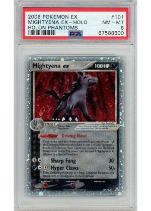 Mightyena ex 101/110 PSA 8