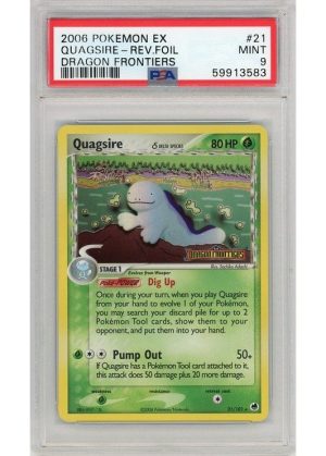 Quagsire &delta; 21/101 Reverse Foil PSA 9