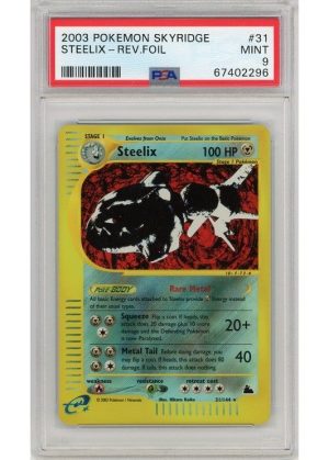Steelix 31/144 Reverse Foil PSA 9