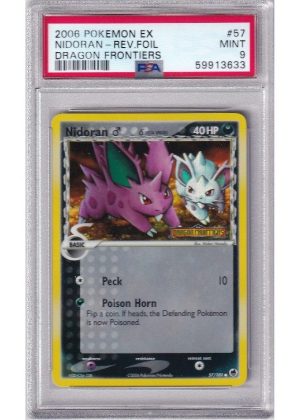 Nidoran ♂ &delta; 57/101 Reverse Foil PSA 9
