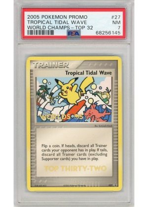 Tropical Tidal Wave Top Thirty-Two Stamp 027 PSA 7