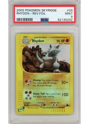 Rhydon 29/144 Reverse Foil PSA 9