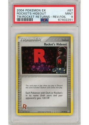 Rocket's Hideout 87/109 Reverse Foil PSA 9