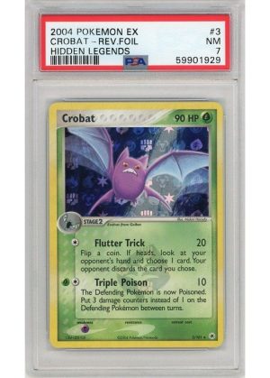 Crobat 3/101 Reverse Foil PSA 7