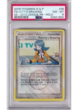 Felicity's Drawing League Promo 98/106 PSA 8