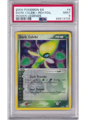 Dark Celebi 4/101 Reverse Foil PSA 9