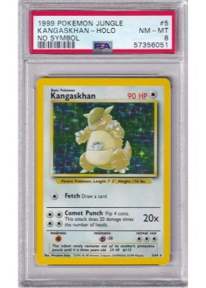 Kangaskhan No Symbol Error 5/64 PSA 8