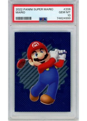 Mario (Panini Super Mario) 206 PSA 10
