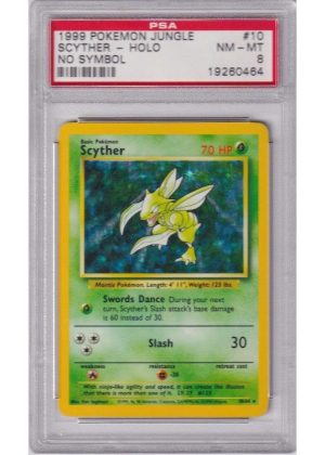 Scyther No Symbol Error 10/64 PSA 8
