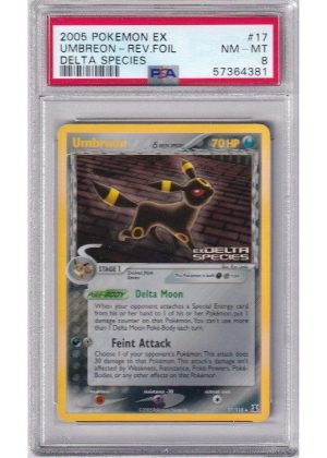 Umbreon 17/113 Reverse Foil PSA 8